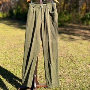 Olive Green Jones NY Jean-Style Pants
